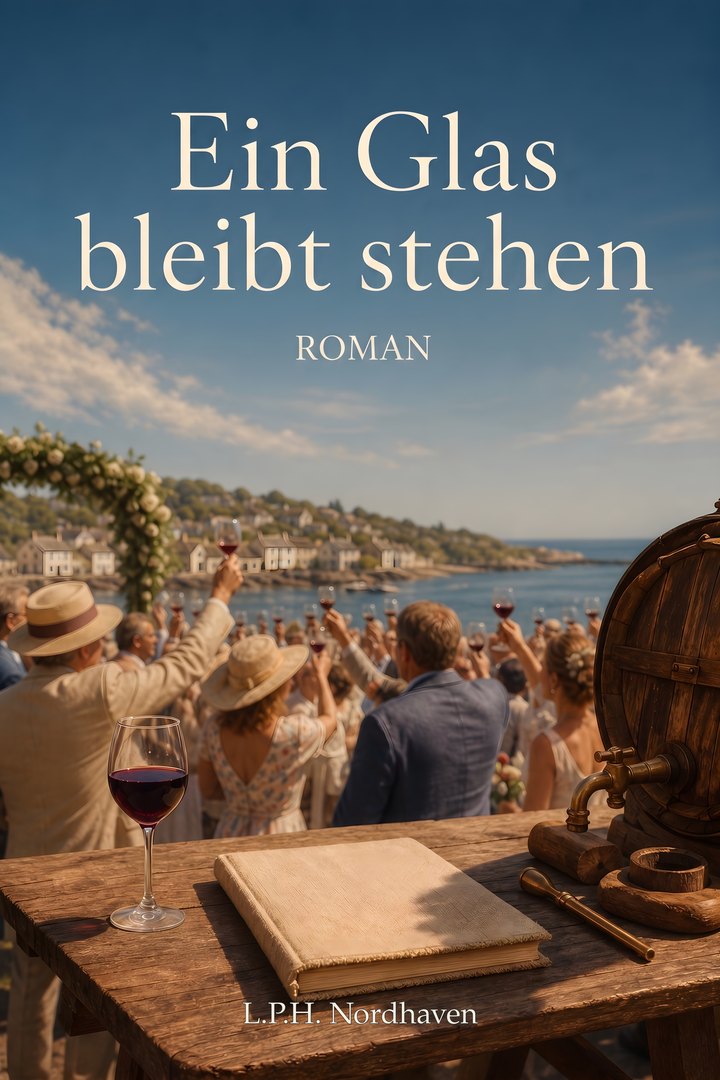 Ein Glas bleibt stehen