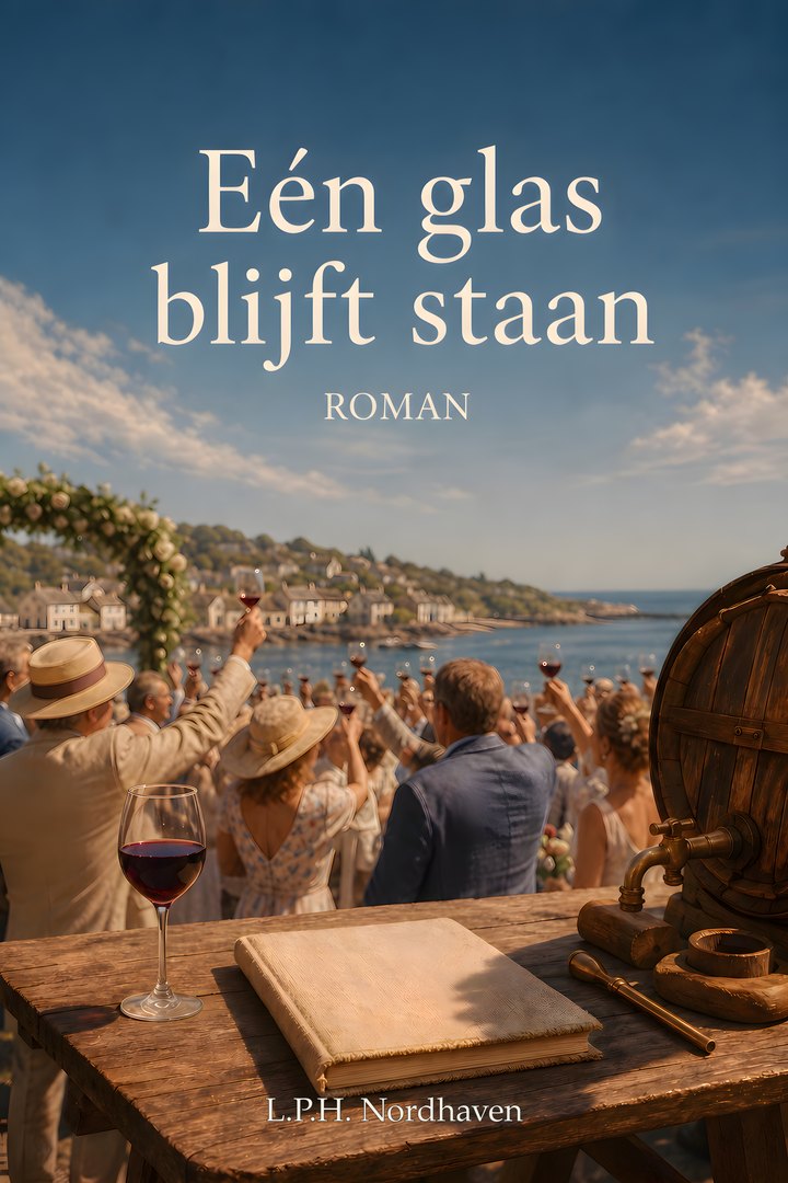 Eén glas blijft staan