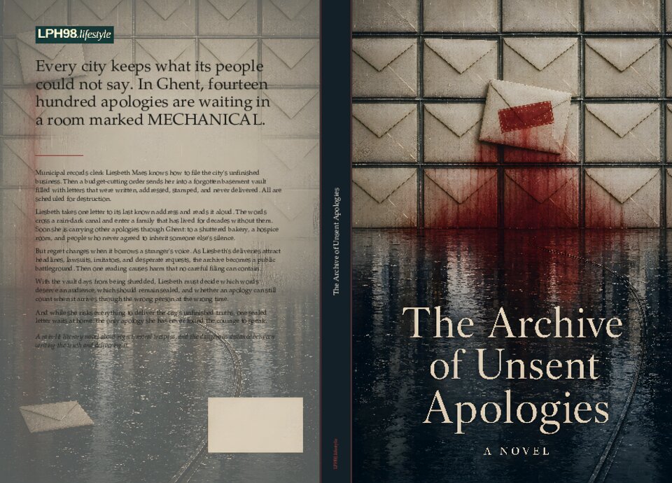 Full wrap cover of The Archive of Unsent Apologies