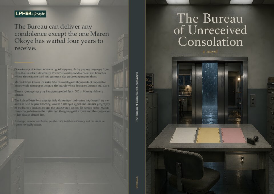 Full wrap cover of The Bureau of Unreceived Consolation
