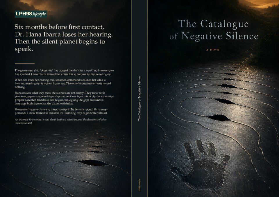 Full wrap cover of The Catalogue of Negative Silence