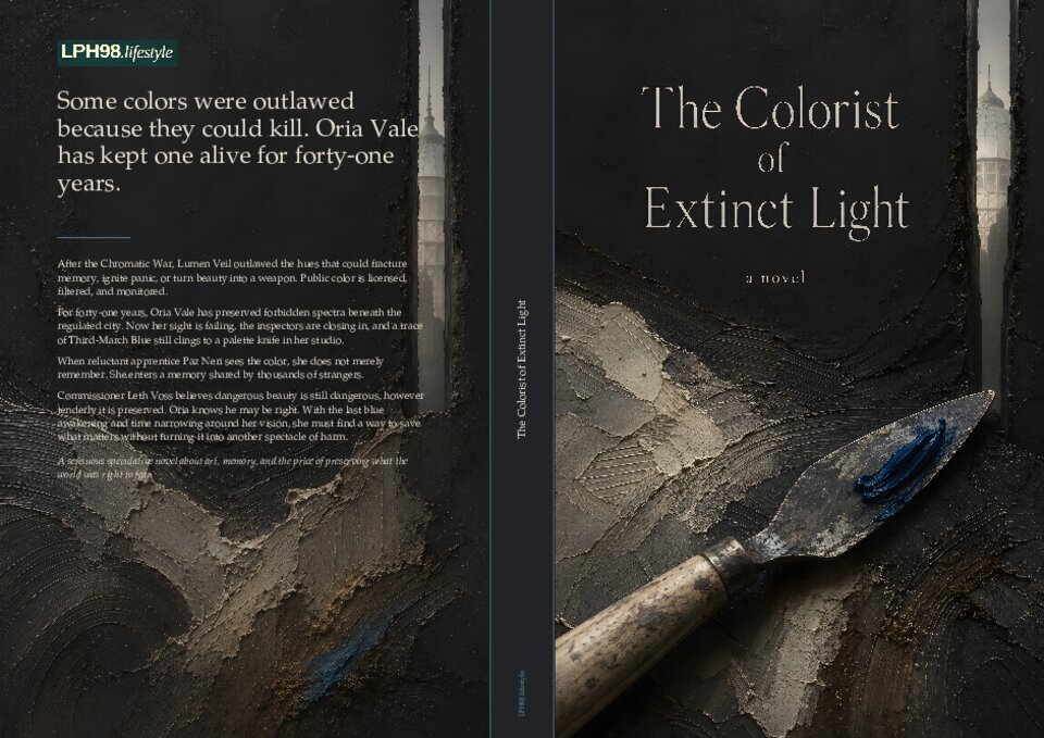 Full wrap cover of The Colorist of Extinct Light