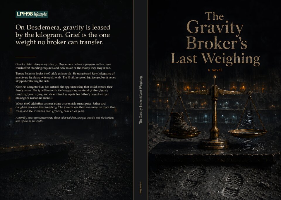 Full wrap cover of The Gravity Broker's Last Weighing