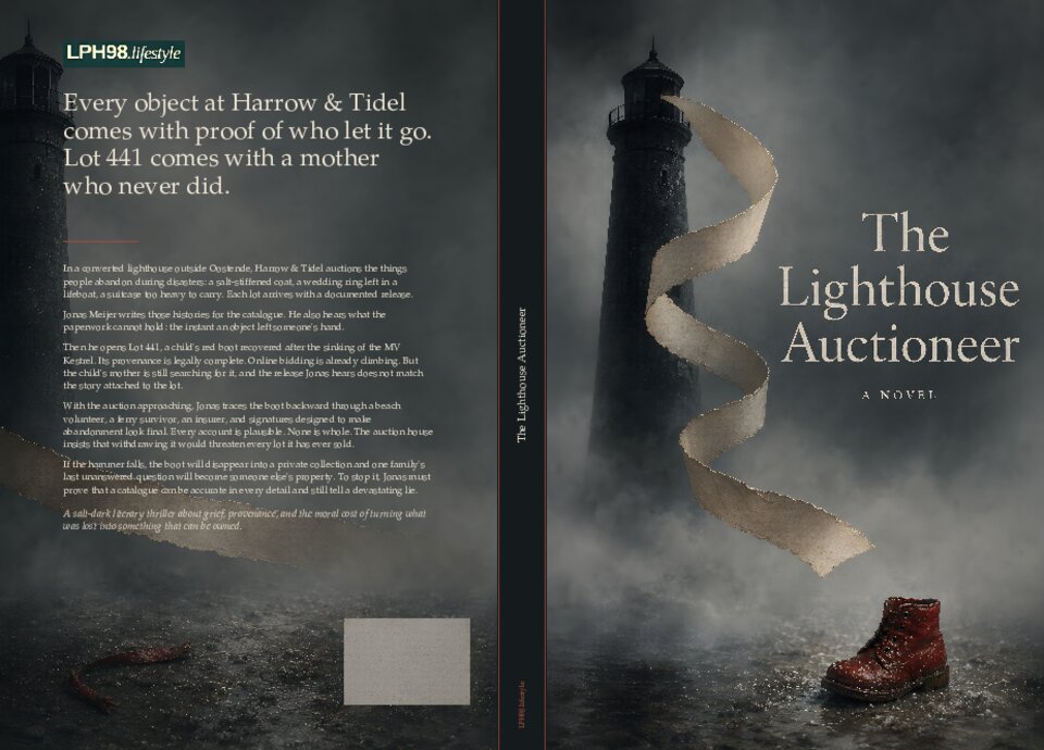 Full wrap cover of The Lighthouse Auctioneer
