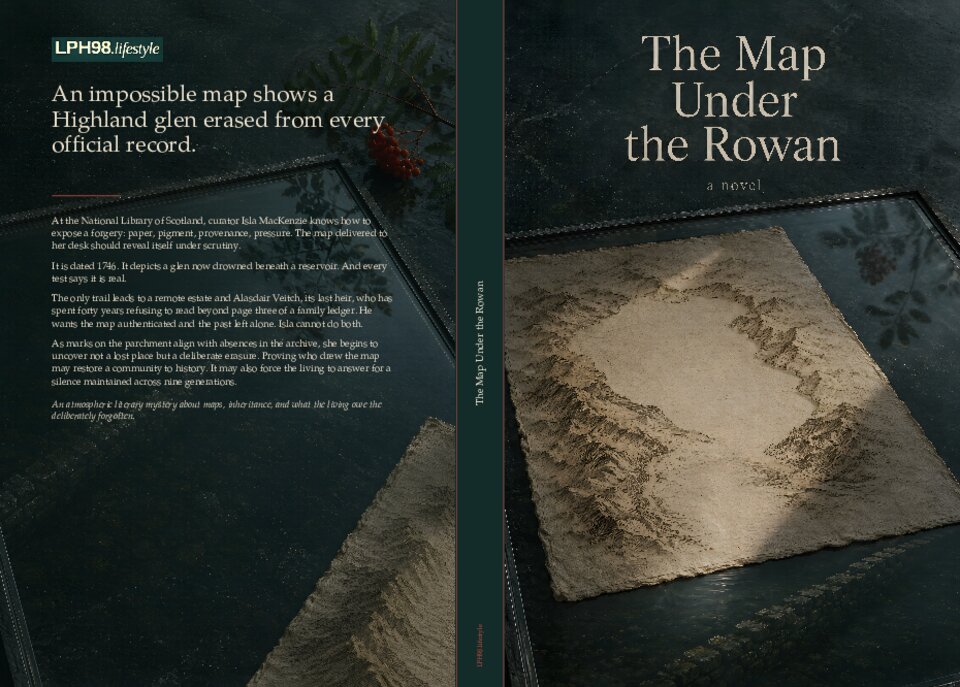 Full wrap cover of The Map Under the Rowan