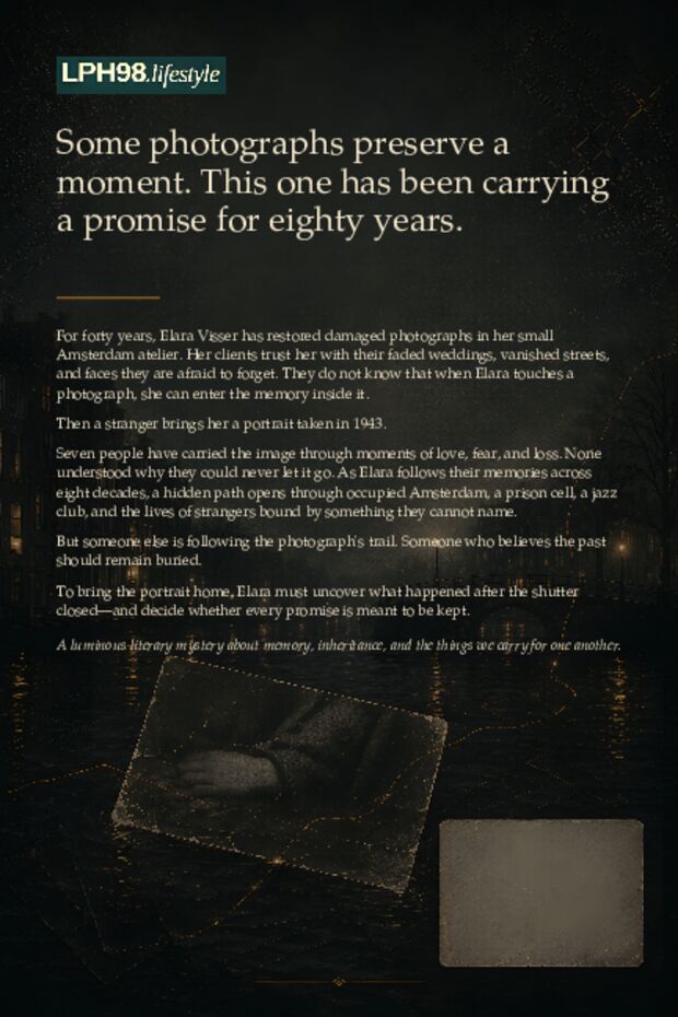 Back cover of The Memory Keeper of Amsterdam