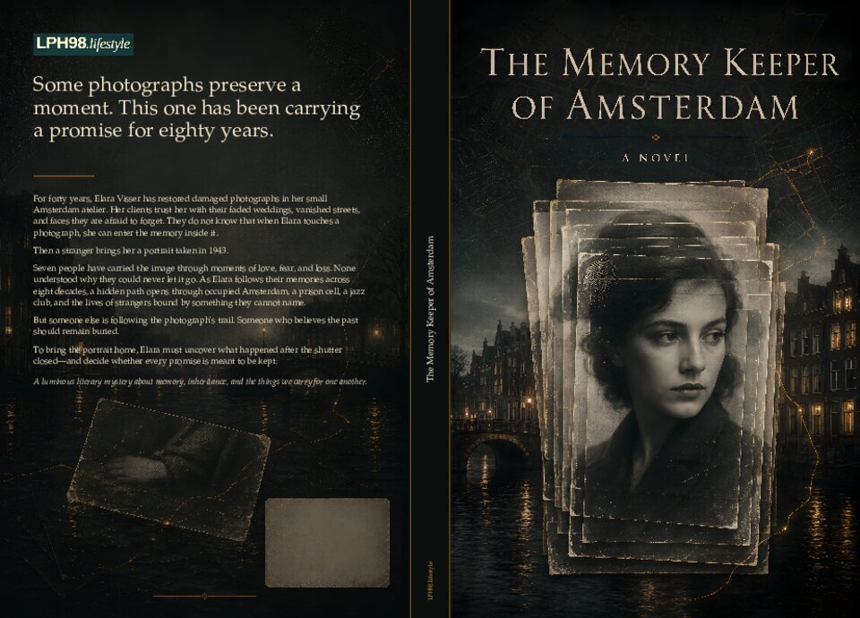 Full wrap cover of The Memory Keeper of Amsterdam