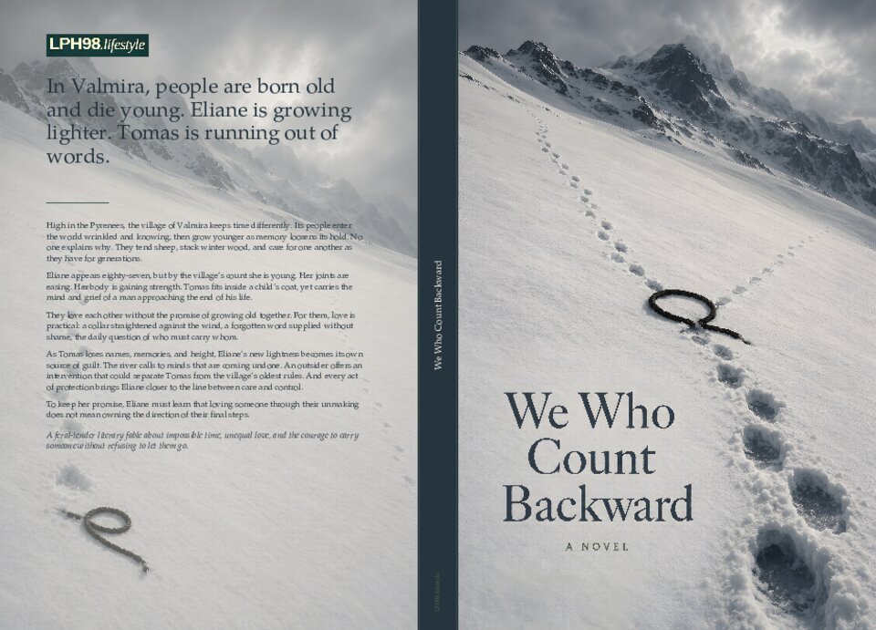 Full wrap cover of We Who Count Backward